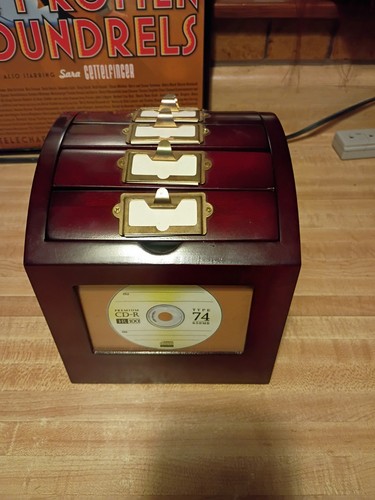 Wood brown storage box - wood,