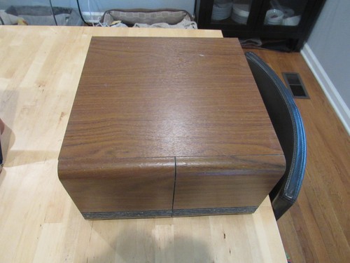 Vintage storage drawer faux - cd,