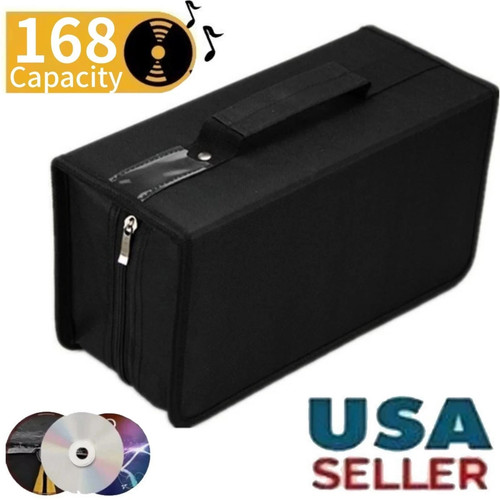 168 disc dvd - cd, portable