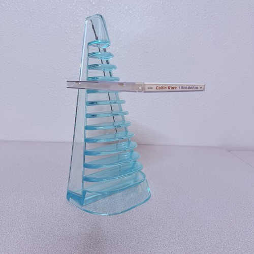 Vtg aqua acrylic - 12, cd