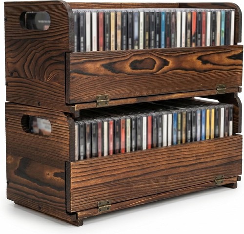 Pack solid wood storage - 2-pack,