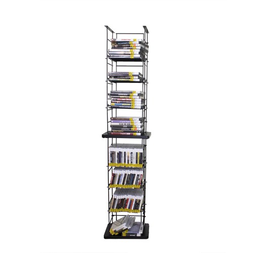 Tower media rack dvd - rack,